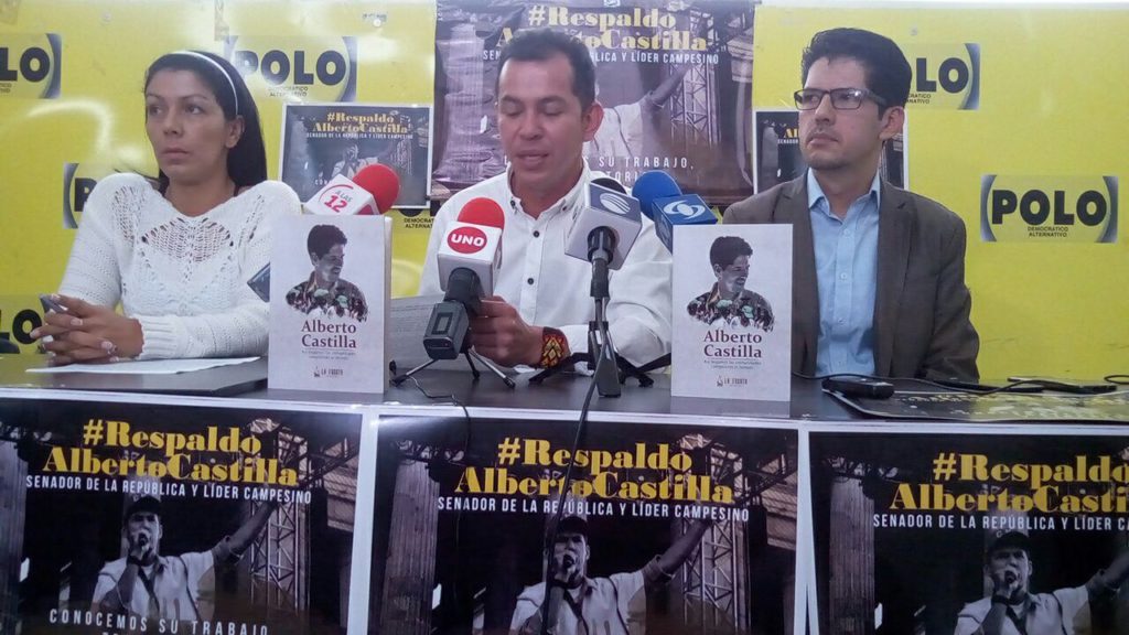Sociedad civil rechaza persecución política contra los luchadores sociales Senador Alberto Castilla y el Representante Germán Carlosama