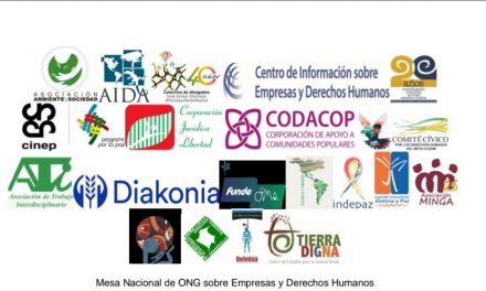 Declaración pública de la Mesa Nacional de ONG sobre Empresas y Derechos Humanos
