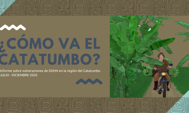 ¿Cómo va el Catatumbo? Infografía sobre situación de vulneración de DDHH Julio – diciembre 2020