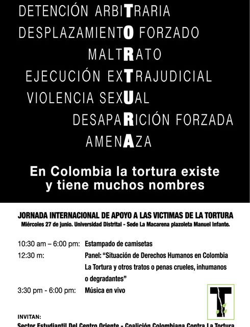 Jornada internacional de apoyo a las víctimas de la tortura