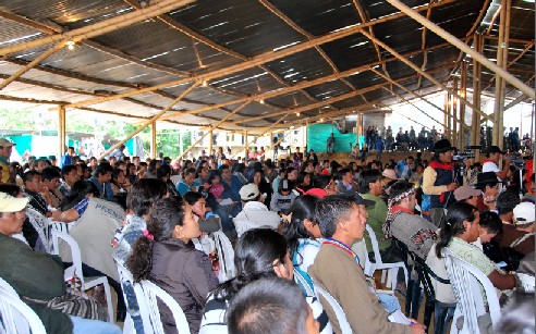 Indigenas del Cauca se suman a la movilización popular colombiana