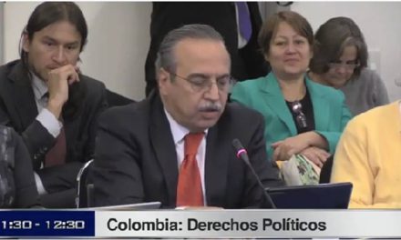 Audiencia CIDH sobre Derechos Políticos en Colombia  24 de marzo de 2014
