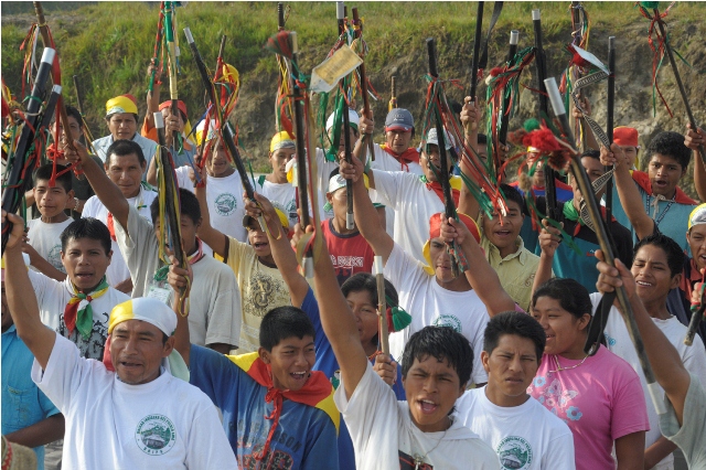 Indigenas Awá de Nariño se suman al paro agrario