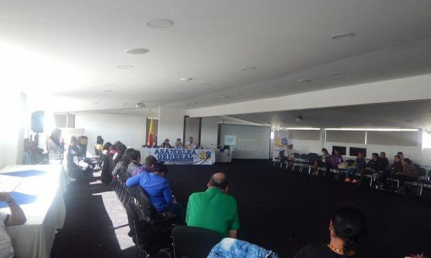 Cambios para la vida, derechos para la paz; Declaración política asamblea anual CCEEU