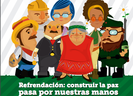 «Construir la paz pasa por nuestras manos» cartillas pedagógicas sobre la refrendación