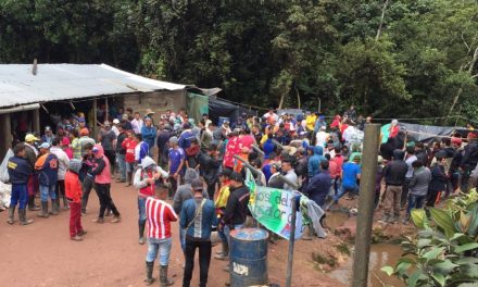 Comunidades del Alto Bobalí  instalan asentamiento humanitario
