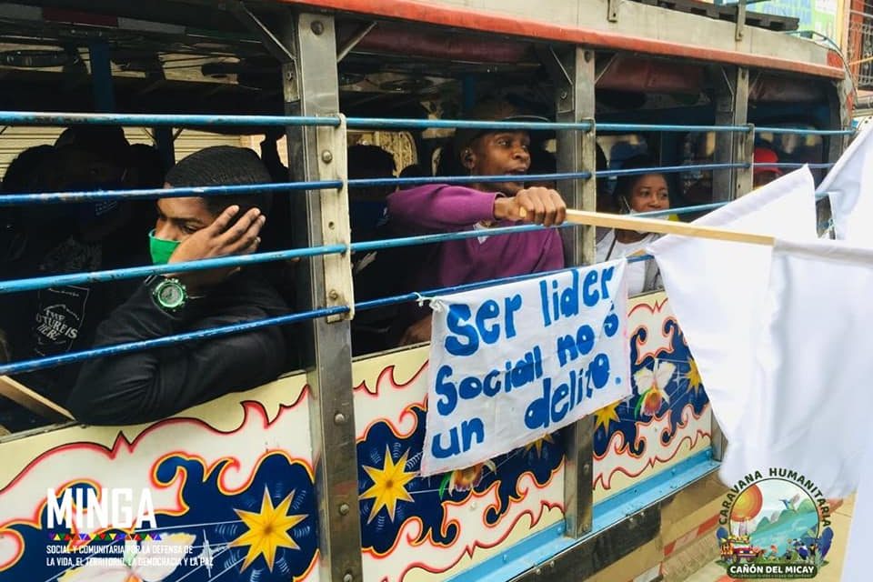 Garantías de protección y seguridad para la Caravana Humanitaria al Cañón de Micay
