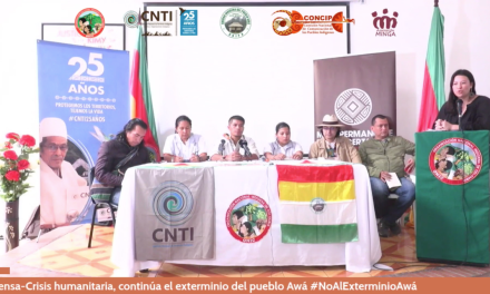 Comunicado público: Acompañamiento permanente, garantías y lucha contra la impunidad, los llamados del pueblo Inkal Awá ante crisis humanitaria