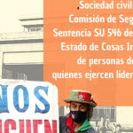 Sociedad civil hará seguimiento a sentencia que cobija a personas defensoras y liderazgos sociales en Colombia