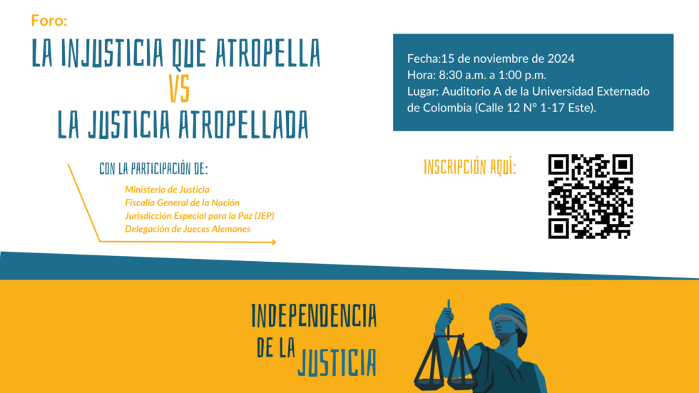 Campaña por la Independencia de la Justicia realizará la segunda versión del Foro Internacional “La Injusticia que Atropella Vs la Justicia Atropellada”